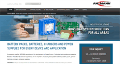 Desktop Screenshot of ansmann-energy.com